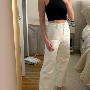 White Zara Jeans - barely worn